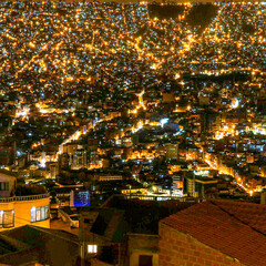 night view of the city