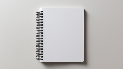  blank notepad mockup on  white background


