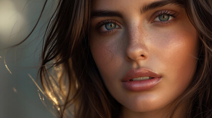 Mujer de gran belleza