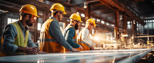 Proyecto de construcción e ingenieros revisando el diseño. Formacion profesional de arquitectos,ingenieros y aparejadores de la construccion. Estudios universitarios del sector inmobiliario.