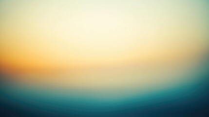 Fototapeta premium Blurred image of a sunset sky creating a gradient from yellow to blue