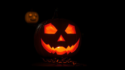 spooky halloween pumpkin jack