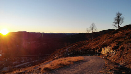 Sunrise In The Mountains