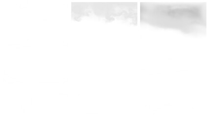 PNG smoke effect element set, transparent background
