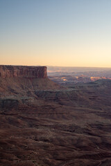A beautiful view of red rock canyons in Canyonlands National Park, Utah.