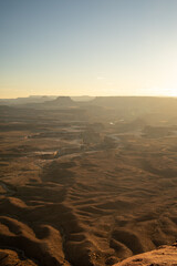 A beautiful view of red rock canyons in Canyonlands National Park, Utah.
