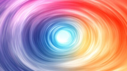 Fototapeta premium Vibrant Abstract Swirl of Multicolored Light Creating a Dynamic and Energetic Visual Effect