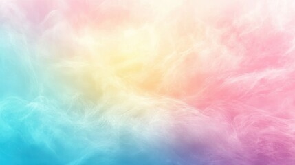 Dreamy Pastel Gradient Background with Soft Hues of Pink, Blue, and Yellow for Creative Design Projects