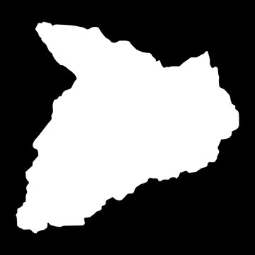 Baghlan province map, administrative division of Afghanistan.