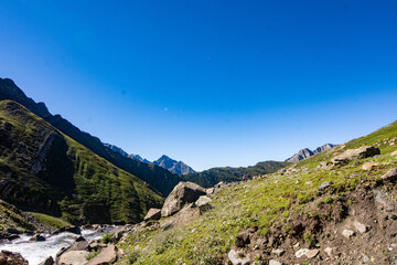 landscape in the mountains