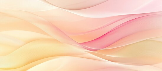 Soft wavy stripes create a light and soothing background design