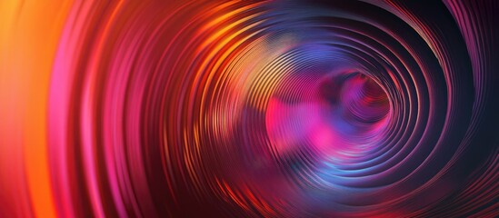 Concentric radial design featuring an abstract geometric structure