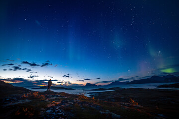 Fototapeta premium Aurora Borealis in Norway