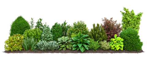Vibrant green plant arrangement showcasing various types of foliage
