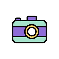 Holiday summer icon illustration. icons for summer vacation, holiday, travel, journey, tourism, booking, business and time to travel concept