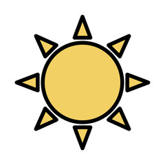 Holiday summer icon illustration. icons for summer vacation, holiday, travel, journey, tourism, booking, business and time to travel concept