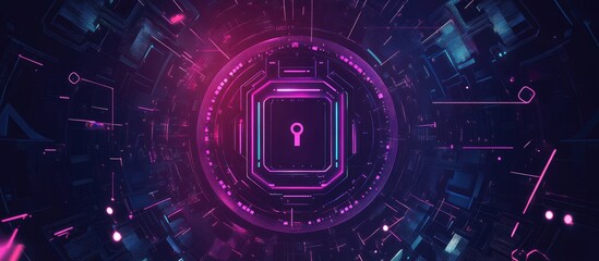 Digital Vault Protecting Information In Cyber Space Secure Vault Background Advanced Cybersecurity Digital Web Security Technology Background Coding Technology For Data Protection And Safety