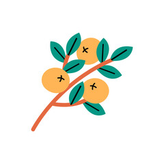 Tangerine branch