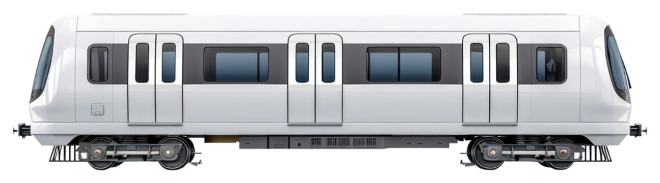 PNG Modern urban subway train design
