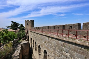 Obraz premium Wall of Carcassonne in France