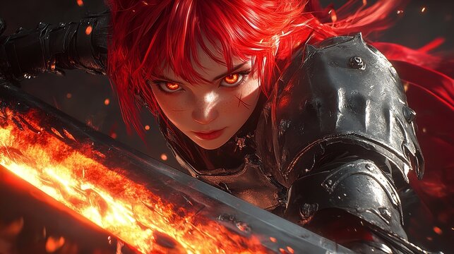 Fototapeta A character from the game. Website header or desktop wallpaper