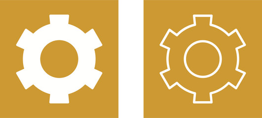 Setting Gear Vector Icon