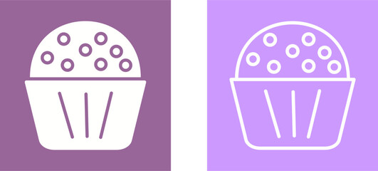 Chocolate Muffin Vector Icon