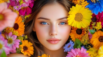 Vibrant Beauty Photography in Outdoor Setting Captured by Professional Photographer 