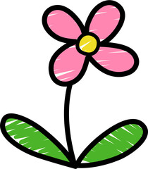 Cute hand drawn emoji doodle