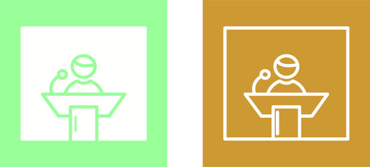Candidate Banner Vector Icon
