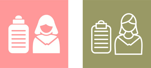 Female Presenter Vector Icon