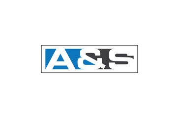 A&S logo design vector, AS logo, A and s logo