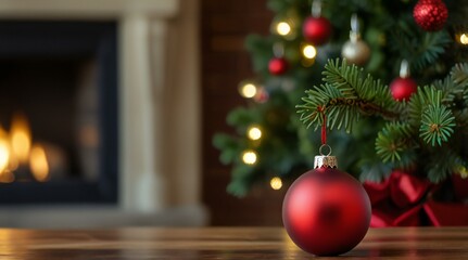 christmas tree with christmas decorations