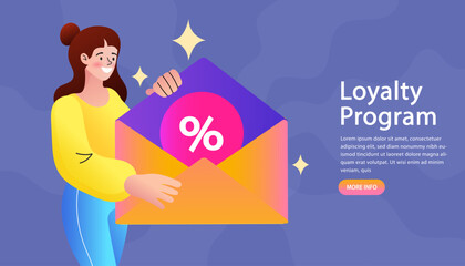 email marketing. Online correspondence. vector illustration website template.