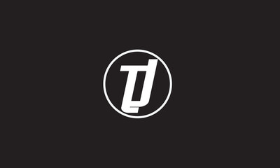TJ, JT, J, T Abstract Letters Logo Monogram	