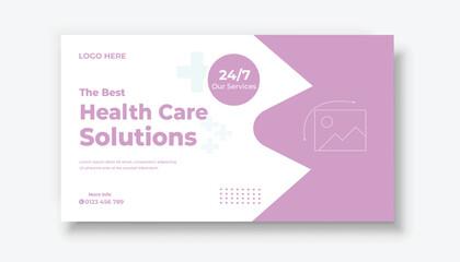 medical youtube thumbnail template