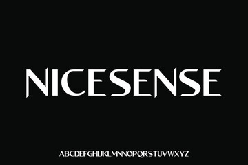 Display alphabet font vector design suitable for headline, poster, logo and many more