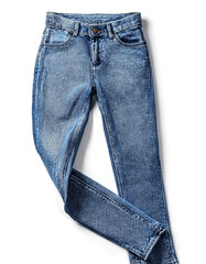 jeans isolated on white background
