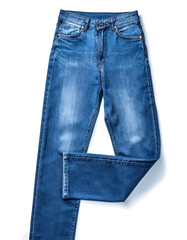 jeans isolated on white background
