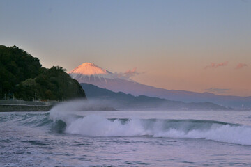 sunset & Mt.Fuji