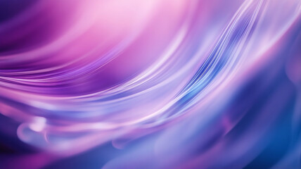 Fototapeta premium Abstract swirl of purple and blue hues creating a dreamy atmosphere in a soft light setting