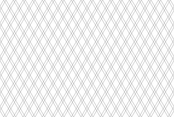 Abstract Seamless Geometric Diamonds Pattern. Thin Line Texture. White Textured Background. 