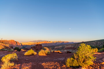 Capitol Reef National  Park, sunset