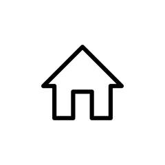 home icon symbol vector template