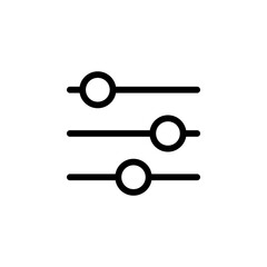 settings icon symbol vector template