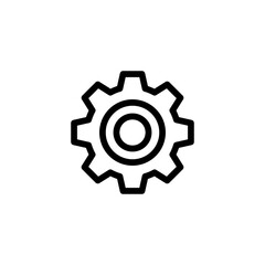 settings icon symbol vector template