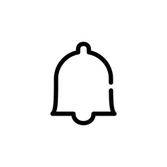 notification bell icon symbol vector template
