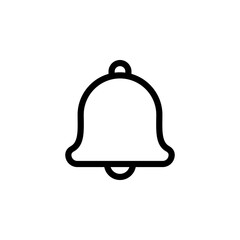 notification bell icon symbol vector template