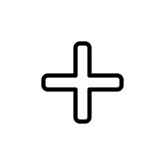 plus, positive icon symbol vector template