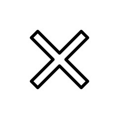 Obraz premium close button icon symbol vector template